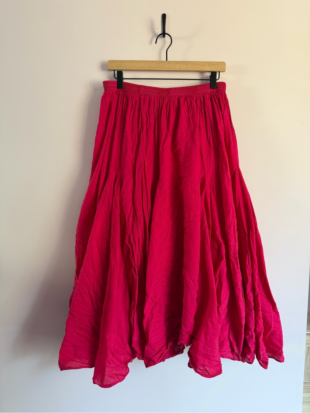 Vintage Jessica London Bright Fuchsia Maxi Skirt XL/16